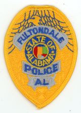ALABAMA,FULTONDALE POLICE BADGE PATCH 1